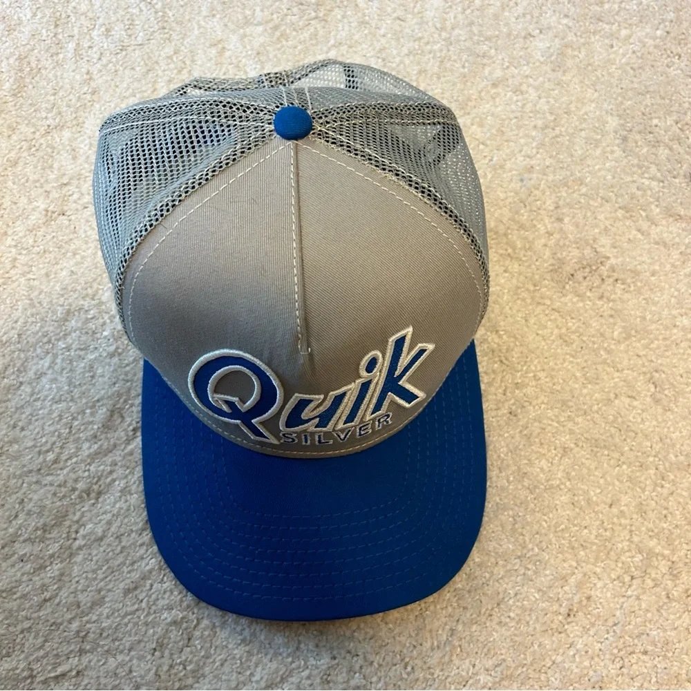 Mens Quiksilver New Era Mesh SnapBack Trucker Hat - Picture 2 of 14